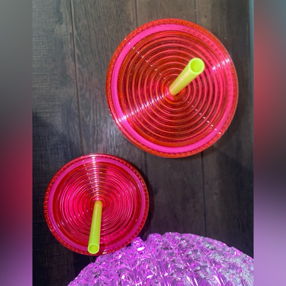 Starbucks Pink Ribbed Iridescent  Bling Venti & Grande Tumbler 2023 Summer - Picture 5 of 8